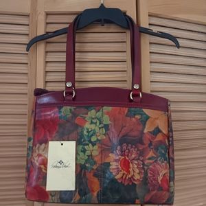 Patricia Nash printed leather hand bag